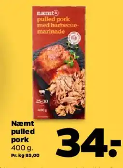 Netto Næmt pulled pork med barbecue marinade tilbud