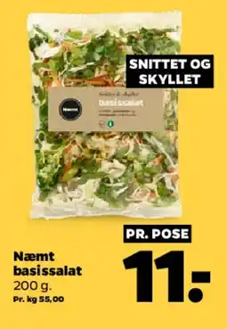 Netto SNITTET OG SKYLLET tilbud