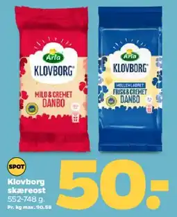 Netto Klovborg ost tilbud