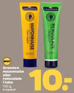 Netto Graasten mayonnaise / remoulade i tube tilbud