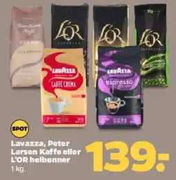 Netto Lavazza, Peter Larsen eller L'OR helebønner tilbud
