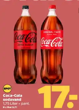 Netto Coca‑Cola sodavand 1,75 l tilbud