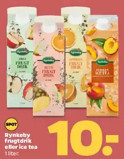 Netto Rynkeby frugtdrik eller ice tea 1 l tilbud
