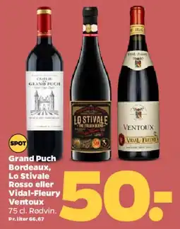 Netto Grand Puch Bordeaux / Lo Stivale Rosso / Vidal-Fleury Ventoux tilbud