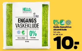 Netto Hello Sensitive engangs vaskeklude tilbud