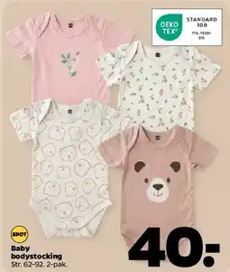 Netto Baby bodystocking (2-pak) tilbud