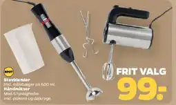 Netto Stavblender / Håndmikser tilbud