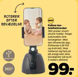 Netto Follow me - telefontracker / 360° smartphone-holder tilbud