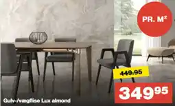 Bauhaus Gulv-/vægflise Lux almond tilbud