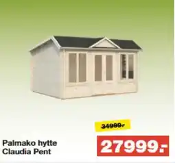 Bauhaus Palmako hytte Claudia Pent tilbud