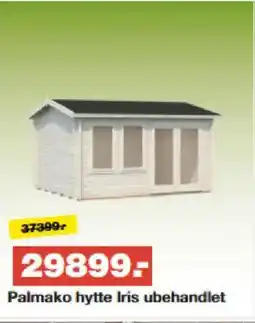 Bauhaus Palmako hytte Iris ubehandlet tilbud