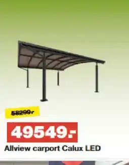 Bauhaus Allview carport Calux LED tilbud