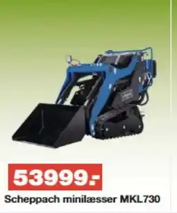 Bauhaus Scheppach minilæsser MKL730 tilbud