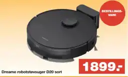 Bauhaus Dreame robotstøvsuger D20 sort tilbud