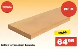 Bauhaus Keflico terrassebræt Tatajuba tilbud