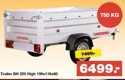 Bauhaus Trailer BH 205 High tilbud