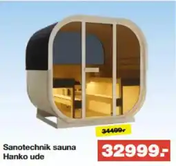 Bauhaus Sanotechnik sauna Hanko ude tilbud