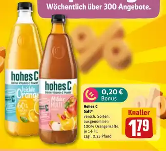 REWE DE Hohes C Saft tilbud