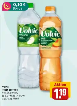 REWE DE Volvic Touch oder Tee tilbud