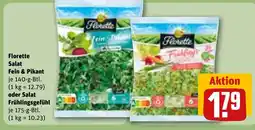 REWE DE Florette Salat Fein & Pikant oder Salat Frühlingsgefühl tilbud