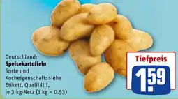 REWE DE Speisekartoffeln tilbud
