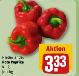 REWE DE Rote Paprika tilbud