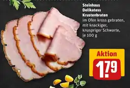REWE DE Steinhaus Delikatess Krustenbraten tilbud
