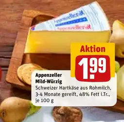 REWE DE Appenzeller Mild-Würzig tilbud