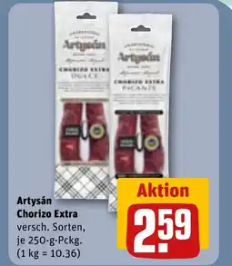 REWE DE Artysán Chorizo Extra tilbud