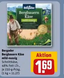 REWE DE Bergader Bergbauern Käse mild-nussig tilbud
