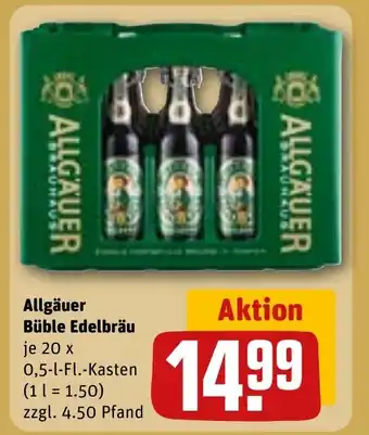 REWE DE Allgäuer Büble Edelbräu tilbud