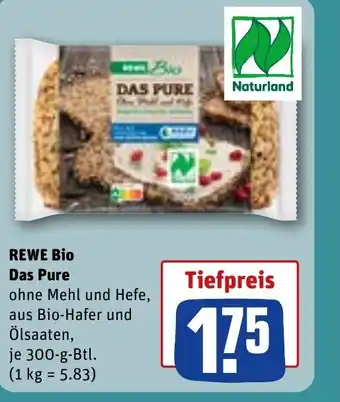 REWE DE REWE Bio Das Pure tilbud