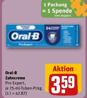 REWE DE Oral-B Zahncreme tilbud