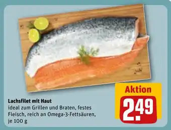 REWE DE Lachsfilet mit Haut tilbud