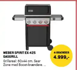 XL-BYG Weber spirit EX-425 gasgrill tilbud