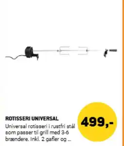 XL-BYG Rotisseri universal tilbud