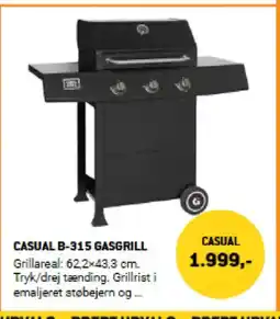 XL-BYG Casual B-315 gasgrill tilbud