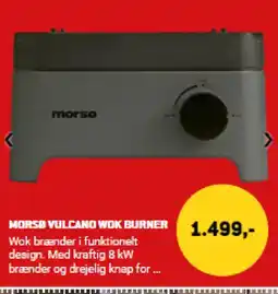 XL-BYG Morsø Vulcano wok burner tilbud