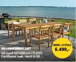 XL-BYG Gili havemobelsæt tilbud