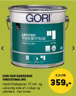 XL-BYG Gori 608 dekkende vinduesmaling tilbud