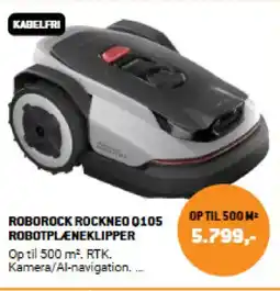 XL-BYG Roborock rockneo Q105 robotplæneklipper tilbud