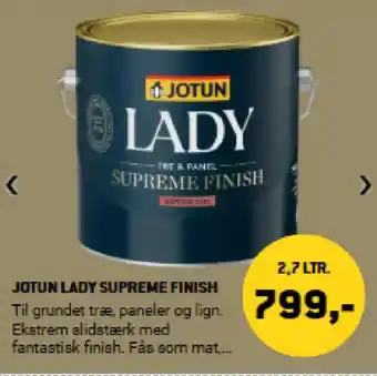 XL-BYG Jotun Lady supreme finish tilbud