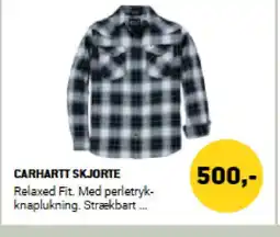 XL-BYG Carhartt skjorte tilbud