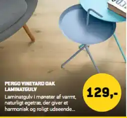 XL-BYG Pergo vineyard oak laminatguly tilbud