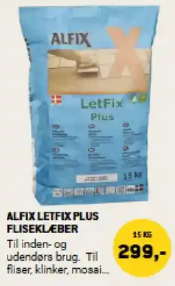 XL-BYG Alfix letfix plus fliseklæber tilbud