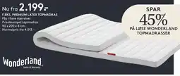 SengeSpecialisten F.eks. Premium latex topmadras tilbud