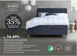 SengeSpecialisten Jensen J4 dream elevationsseng tilbud