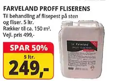 Farveland Farveland proff fliserens tilbud