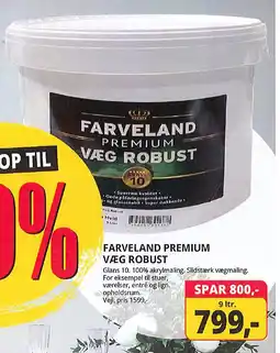 Farveland Farveland Premium væg robust tilbud