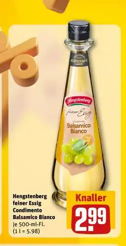 REWE DE Hengstenberg feiner Essig Condimento Balsamico Bianco, EUR 2.99 tilbud